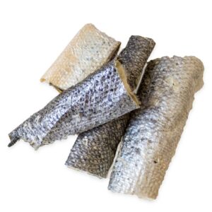 Snack'it Lakseskind en god snack til hunde idet den er en særlig god kilde til Omega3 fedtsyrer