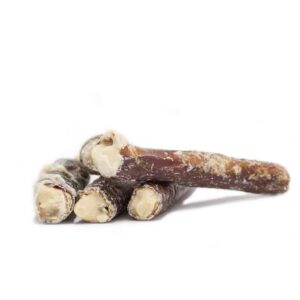 Snack'it Spiserør med Fyld af Fårefedt der er lavet af tørret spiserør fra okse og fyldt med fårefedt. Godbidder din hund vil elske