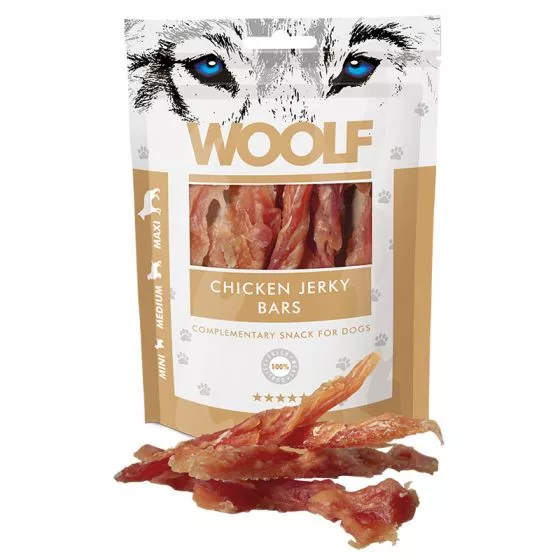 WOOLF Kylling Jerky Bars 100g