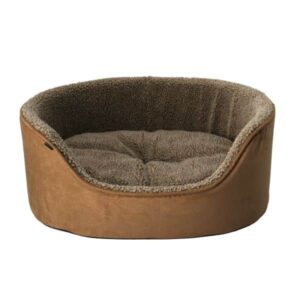 Sherpa Hundeseng - Varm og blød med fåreskindslook indvendigt