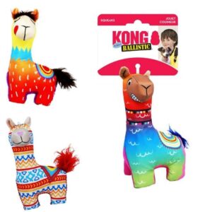 KONG Ballistic Vibez Llamas. Bamse til hunde lavet i holdbart materiale.