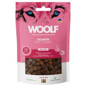 Woolf Soft Cubes with Salmon 100g