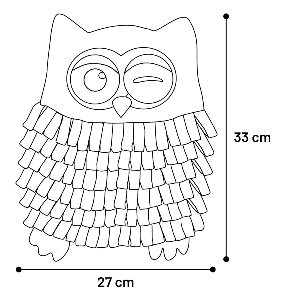 Snusetæppe Ugle til hunde