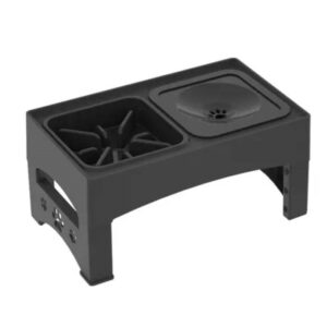 Hundebar med slowfeeder og spildfri vandskål til hunde. Sikre optimal komfort for din hund
