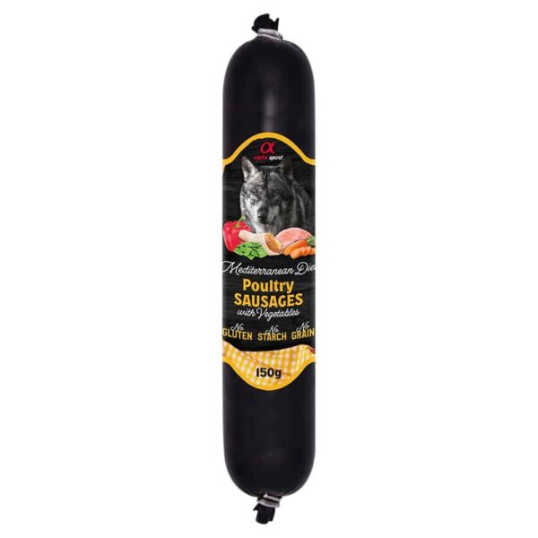 AlphaSpirit Mediterranean Poultry Sausage with Vegs 150 g