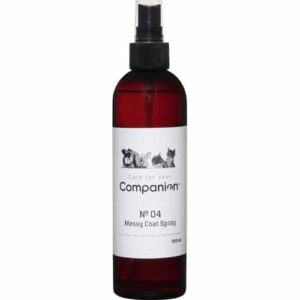 Companion messy coat spray. Hunde spray til filtret hunde