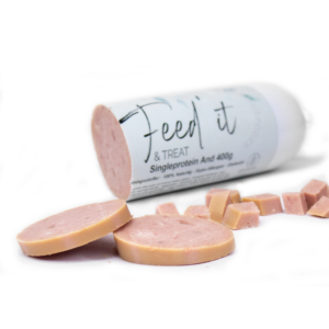 Feed'it & Treat Singleprotein And 400g. Lækre hunde godbidder