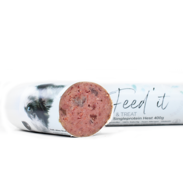 Feed'it & Treat Singleprotein Hest 400g lækre hunde godbidder