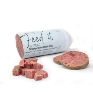 Feed'it & Treat Singleprotein Hest 400g lækre hunde godbidder