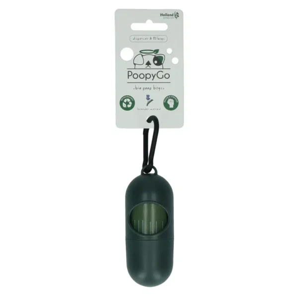PoopyGo dispenser incl. 1 rulle/15 poser