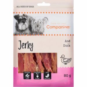 Companion Duck Jerky Stripe | And Perfekte som en ekstra belønning efter en god træning. Godbidderne er glutenfri