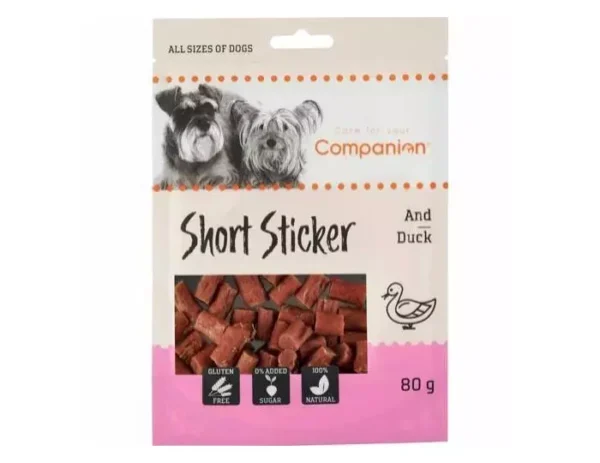 Companion Short Duck Sticks - Lækre små sticks med and. Perfekte som en ekstra belønning efter en god træning