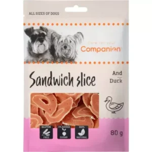Companion Sandwich Slice Duck lækre hunde godbidder