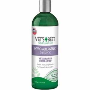 Vets Best Hypo Allergenic Shampoo 500ml til hunde med sart og sensitiv hud og pels. Velegnet til hunde med allergi