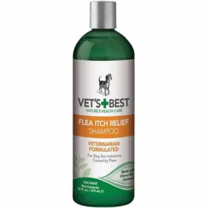 Vets Best loppekløe lindrende shampoo. Hundepleje