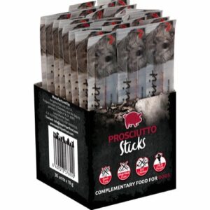 Alpha Spirit Stick med Skinke er en lækker form for hundesnacks