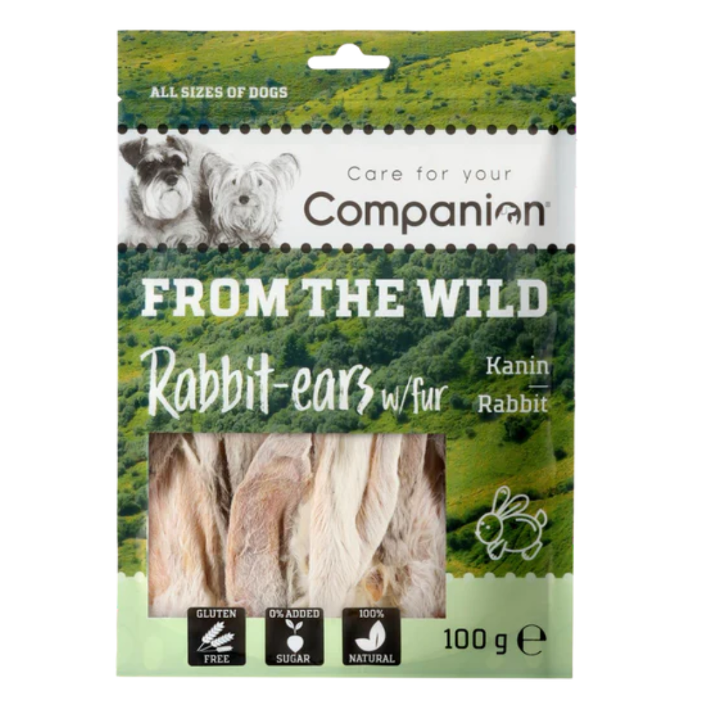 Companion Kaninøre med Pels