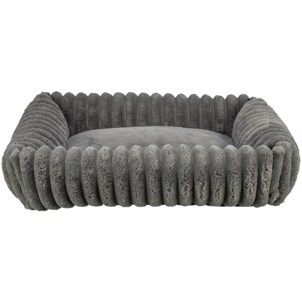 Trixie Lonnie Hundeseng Grå – Fløjlsblød Hundeseng