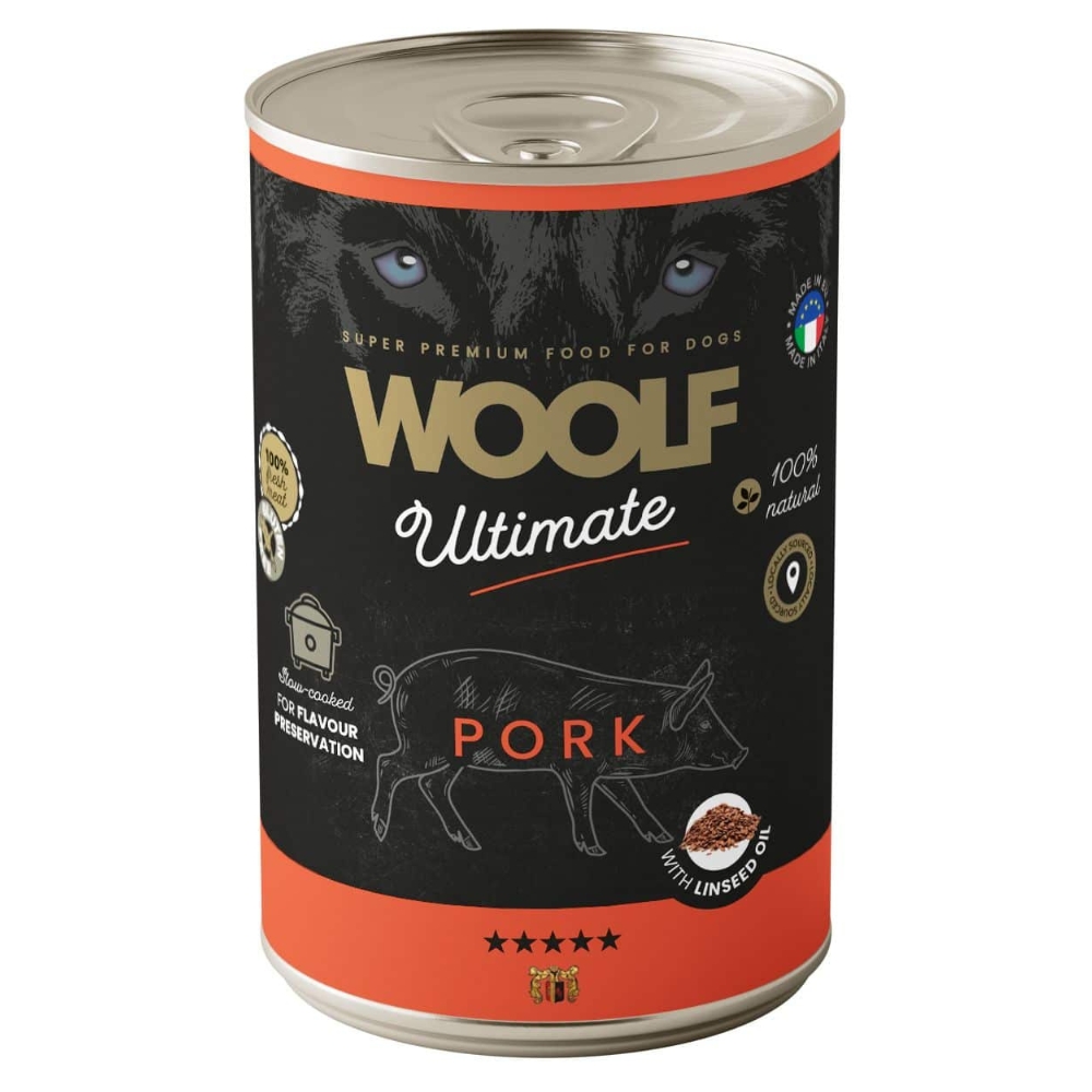 WOOLF Ultimate Vådfoder Gris - 400g