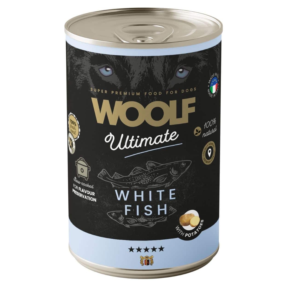 Woolf Ultimate Vådfoder Hvid Fisk - 400g