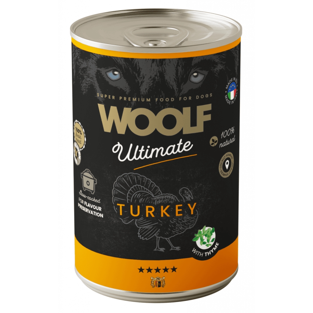 Woolf Ultimate Vådfoder Kalkun - 400g