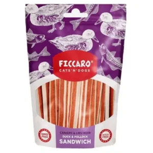 Ficcaro Duck & Pollock Sandwich 100g