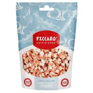 Ficcaro Rabbit & Pollock Cubes 100g