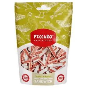 Ficcaro Small Chicken and Cod Sandwich 100g