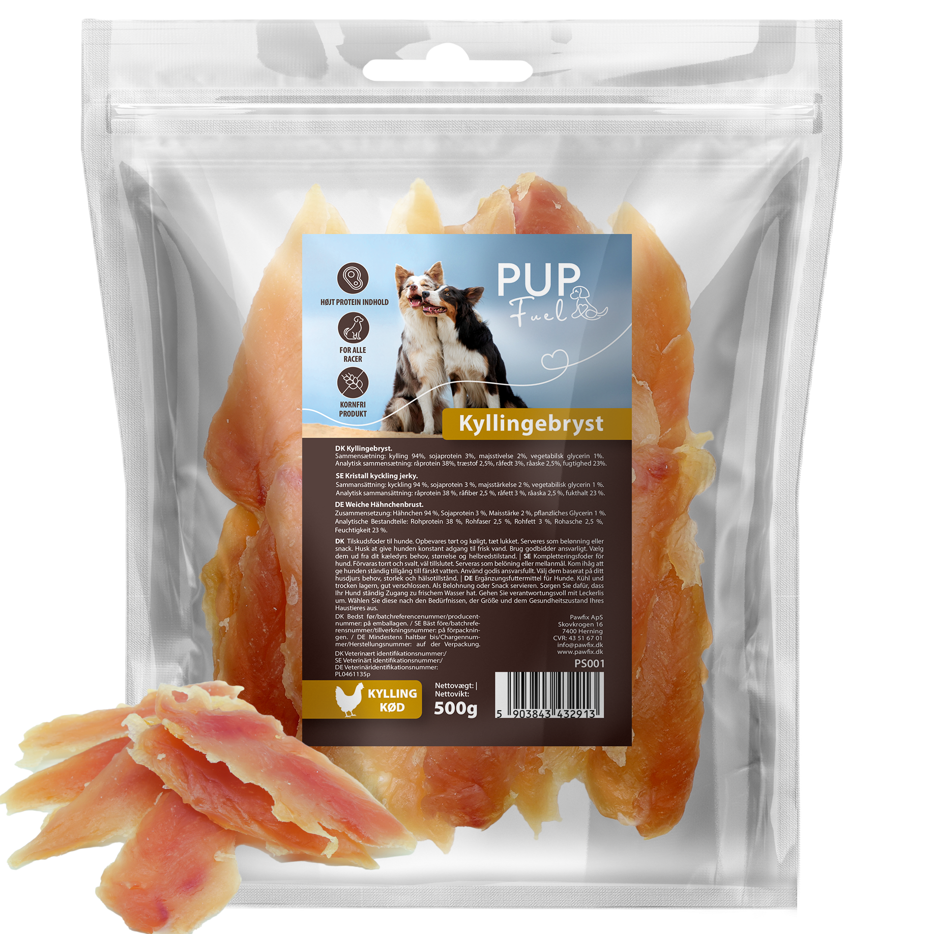 PupFuel – Kyllingebryst 500 g