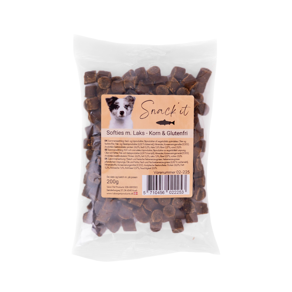 Snackit Softies m. Laks Korn & Glutenfri 200g