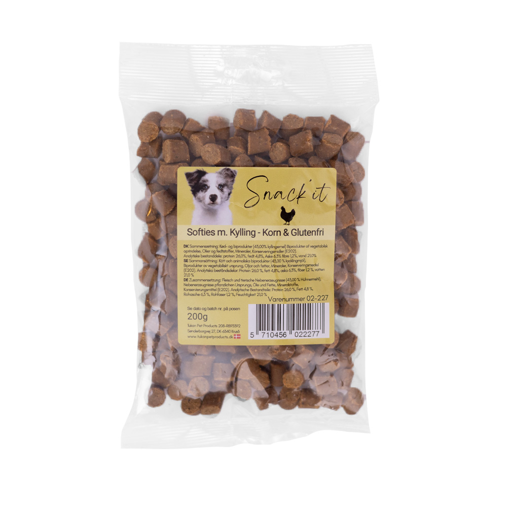 Softies med kylling Korn- & glutenfri godbidder (200 g)