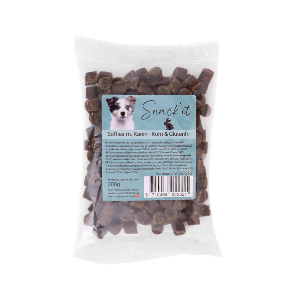Softies med kanin Korn- & glutenfri godbidder (200 g)