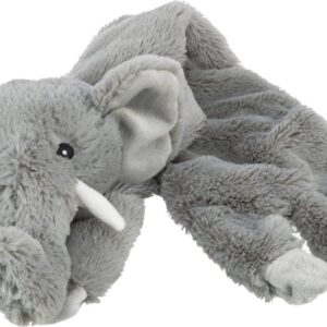 Trixie slasket plys elefant – blødt hundelegetøj i plys til leg og put