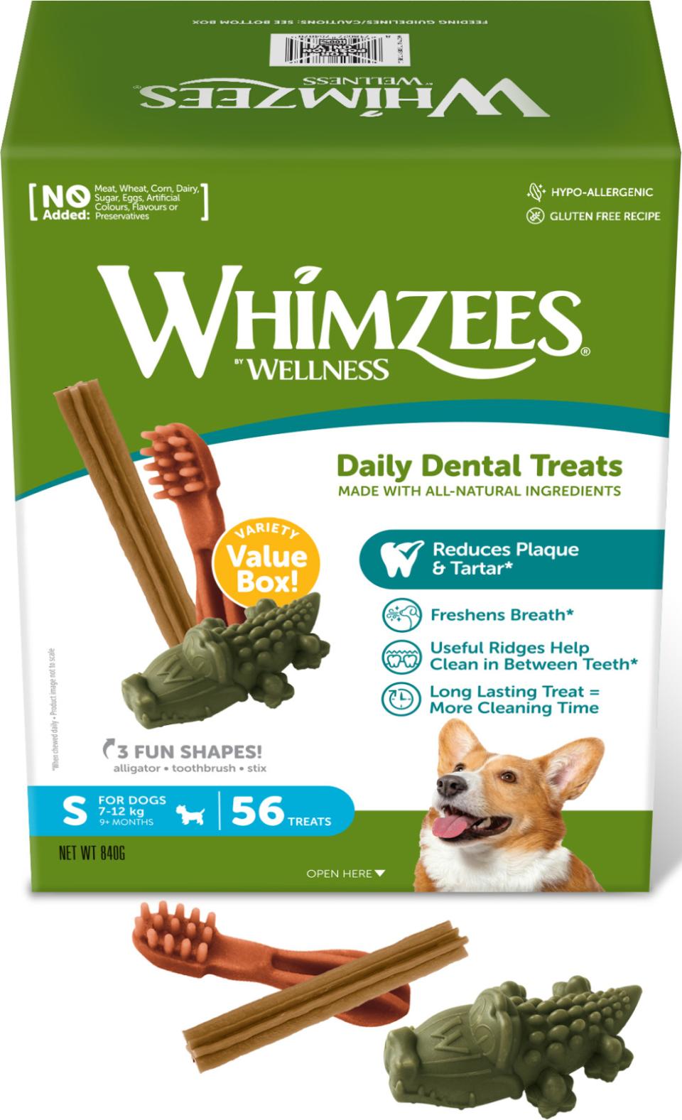 Whimzees Variety Dentalgodbidder til hunde (840 g)