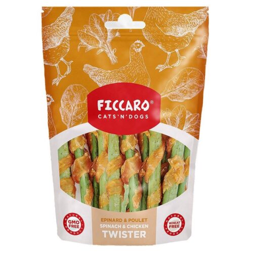 FICCARO Spinach & Chicken Twister. Lækre godbidder