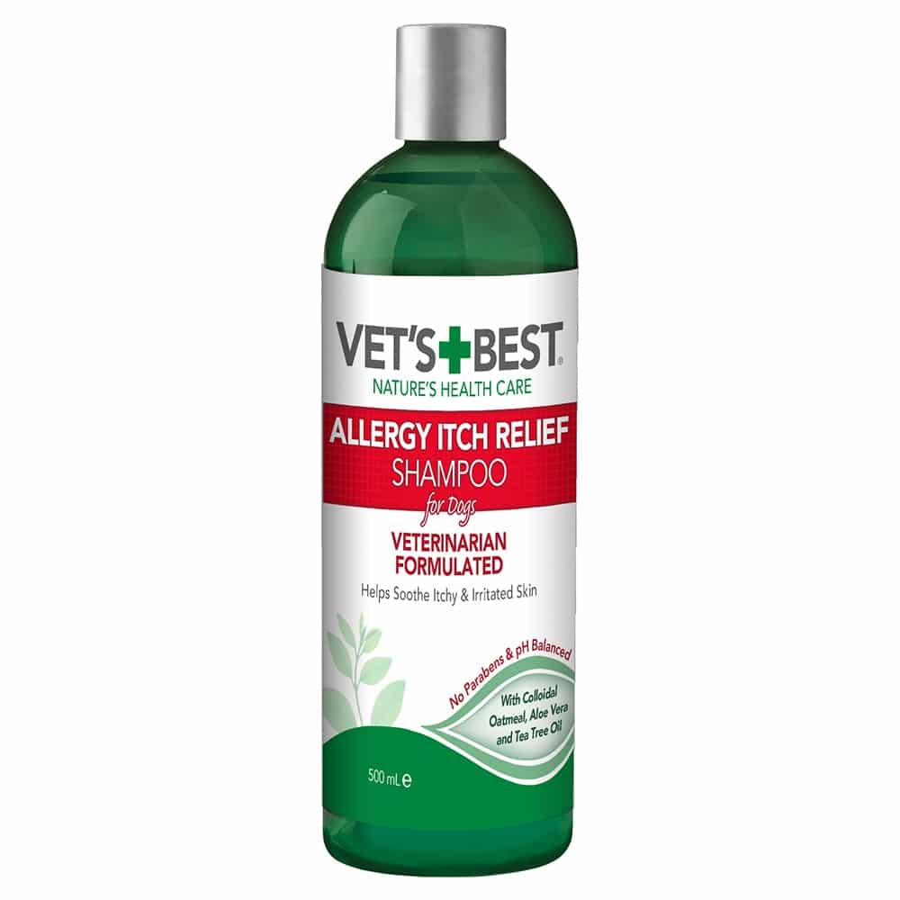 Vets Best Allergy Itch Relief Shampoo 500ml - Allergivenlig hunde shampoo