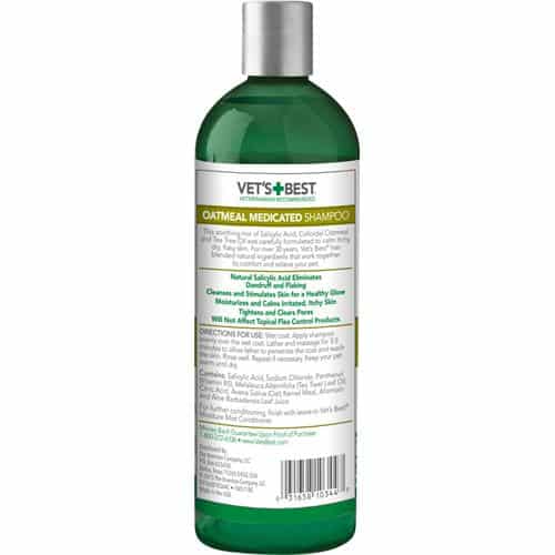 Vets Best Oatmeal kløestillende shampoo er specielt udviklet hundeshampoo, der lindre mod kløe berolige irriteret hud og efterlader din hunds pels ren og sund